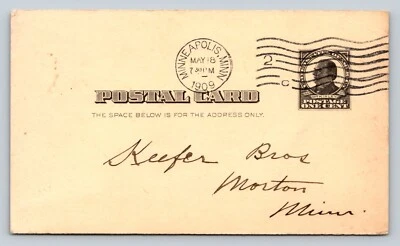 1907 The NEY Manufacturing Co Business Ad Minneapolis MN Postal Card UX19 1c - Image 1 of 3