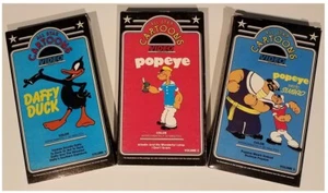 All Star Cartoons: Daffy Duck, Popeye, Popeye Meets Sinbad (Volume 1-3) [VHS] - Imagen 1 de 8