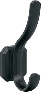 HBX36693MB | Granlyn Double Prong Decorative Wall Hook | Matte Black Hook for Co - Picture 1 of 9