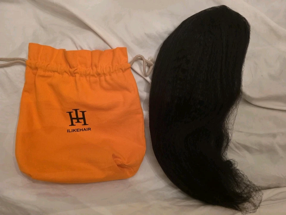 Peluca de encaje Ilikehair hiperrealismo bordes rizados/recta rizada HD-16 pulgadas Foto 1 de 4