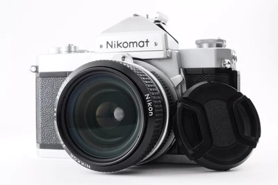 **QUASE PERFEITO-** Câmera de Filme 35mm SLR Nikon Nikomat FTN + Nikkor 28mm f/3.5 Non Ai - Imagem 1 de 4