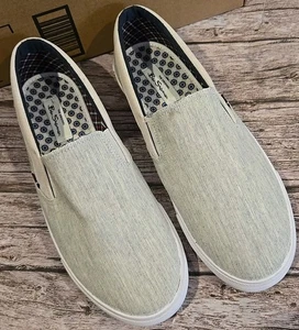 Ben Sherman Schuhe Sneaker Herren Percy grau runde Spitze Slipper Größe 11 gebraucht, in einwandfreiem Zustand ohne Karton - Bild 1 von 5