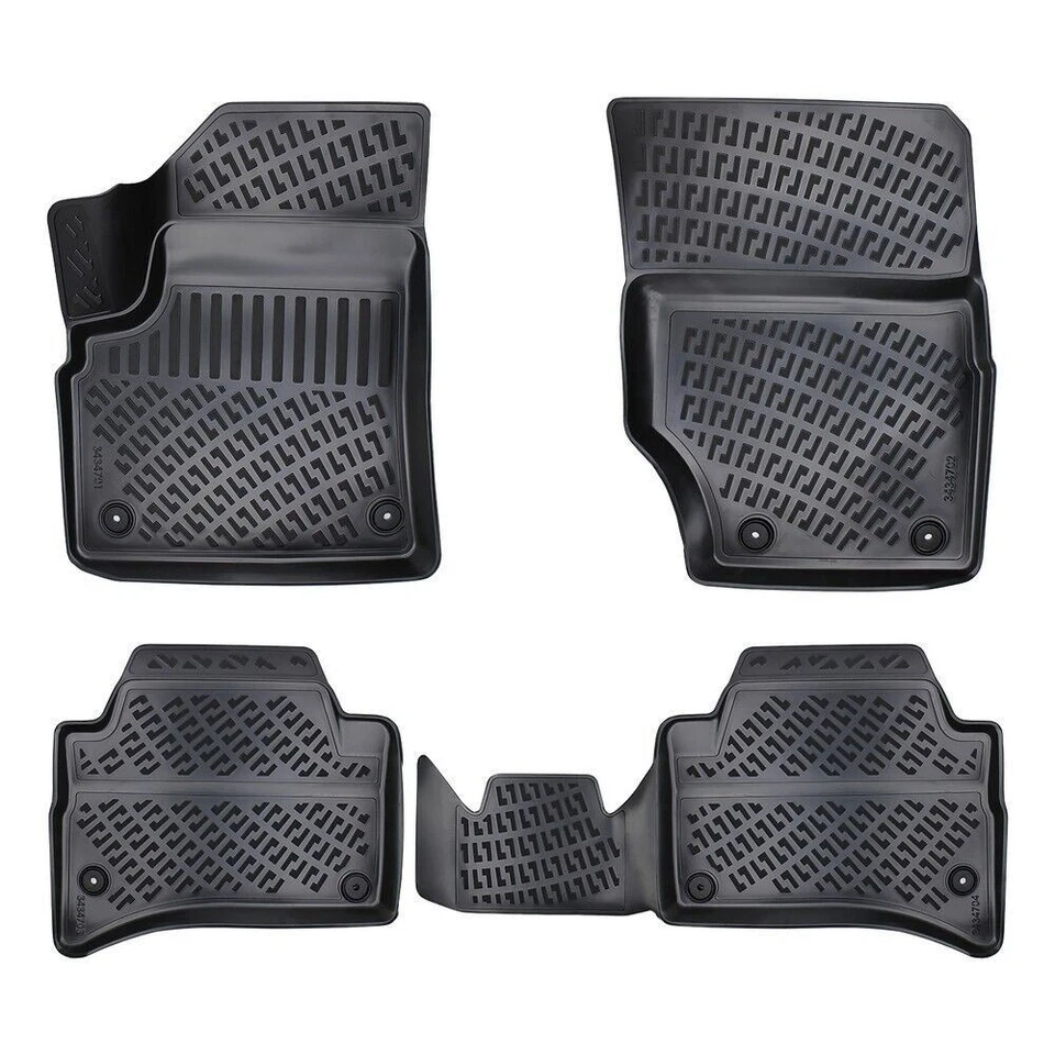 3D Molded Interior Car Floor Mat for Volkswagen Touareg 2002-2010(Black) - Изображение 1 из 4