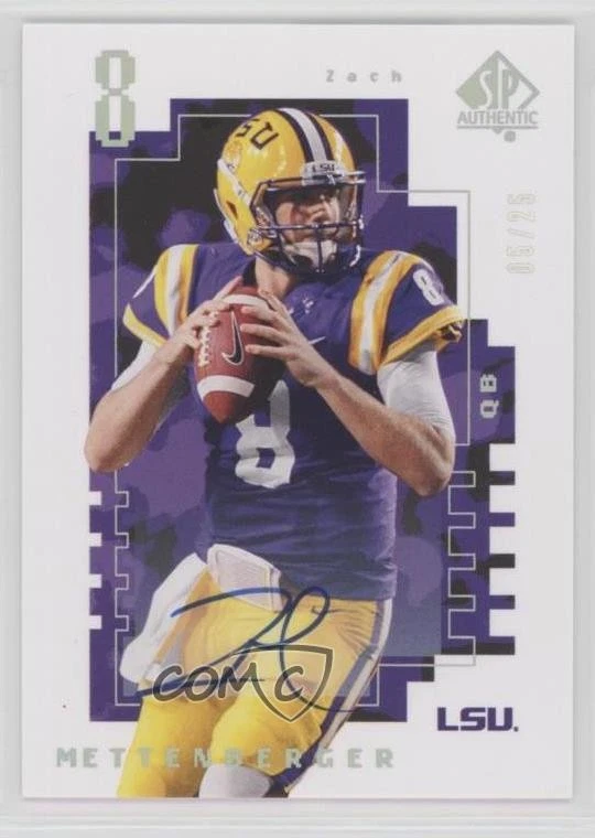 2014 SP Authentic 2000 Future Watch /25 Zach Mettenberger #FW-23 Rookie Auto RC - Image 1 of 2