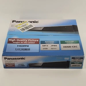 Panasonic DVD-700P-K Reproductor con Sonido Dolby Digital, 1080p HD Upscaling, HDM - Imagen 1 de 3