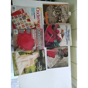 Vintage Variety Of Crochet And Knitting Books - Picture 1 of 4
