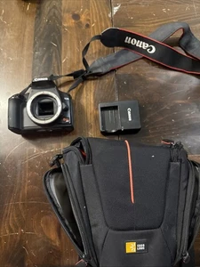 Canon EOS Digital Rebel XS / EOS 1000D 10.1MP Digital SLR Camera - Black - READ - Picture 1 of 5