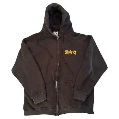 Sudadera con Capucha Slipknot De Colección Para Hombres L Negra Y2K 2004 Grunge Rock Metal Logo Suelta Foto 1 de 4