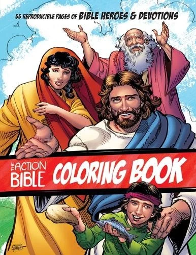 Sergio Cariello The Action Bible Coloring Book (Poche) Action Bible - Photo 1/1