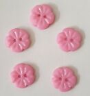 Pretty Flower Shape Acrylic Two Hole Buttons Size 15mm -12 Colours Available