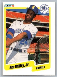 1990 Fleer Ken Griffey Jr. #513 Seattle Mariners - Picture 1 of 2