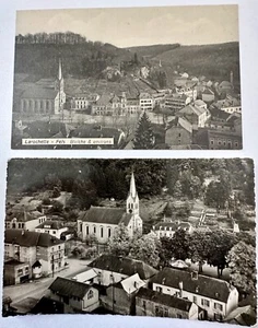 Luxemburg 2 alte Ansichtskarten Larochette Fiels Panorama, 1 gest. & 1 ungebraucht - Bild 1 von 2