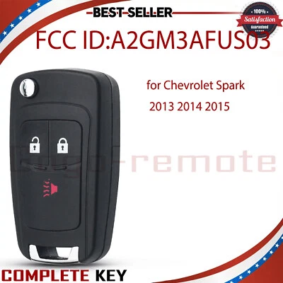 1x Llavero remoto inteligente para Chevrolet Spark 2013 2014 2015 95989830 A2GM3AFUS03 Foto 1 de 4