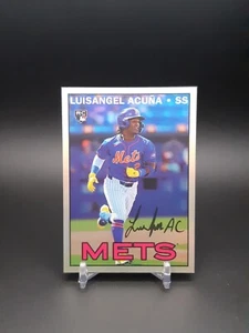 2025 Topps Heritage 25th Anniversary Luisangel Acuna Acuña #H25-16 - Foto 1 di 2