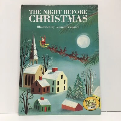 The Night Before Christmas by Moore Illustrated by Leonard Weisgard (Hardcover) - Image 1 of 4