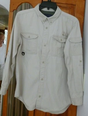 CAMISA CHEROKEE TRAVELER GEAR 4 bolsillos mangas enrollables cuello botón juvenil XL * Foto 1 de 4