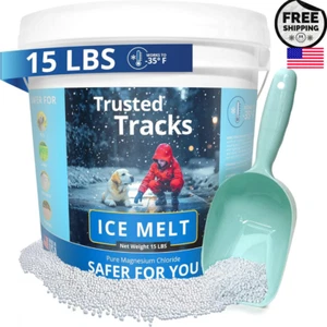Pet-Friendly Ice Melt - Premium Magnesium Chloride, Safe for Pets & Concrete - Picture 1 of 7