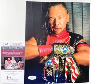 WWE NXT Shinsuke Nakamura Signed 8x10 Photo B Autograph WrestleMania JSA COA - Picture 1 of 1