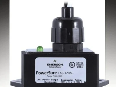 Emerson FAS-120AC Surge Protector - 120VAC PowerSure, MOV Tech, Thermal Fuse, LE - Image 1 of 3