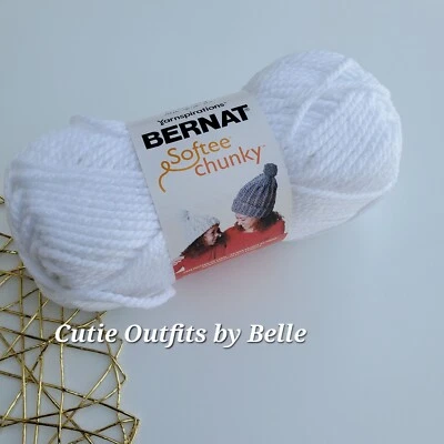 Bernat Softee Chunky Yarn,  3.5oz Bulky #6 Yarn, Choose Color - Image 1 of 4
