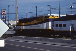 Original Kodak Railroad Slide West Coast Express Vancouver BC - Picture 1 of 1