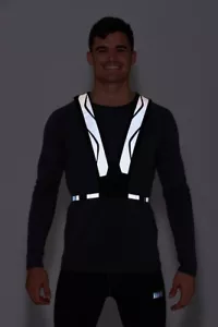 High Visibility Lycra Reflective Running Vest With Scotchlite - Picture 1 of 9