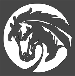 Plantilla de 1-5,5 x 5,5 pulgadas, (VM-32) caballo (6 mil) - Imagen 1 de 2