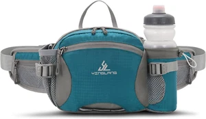 Water Resistant Bum Bag with Water Bottle Holder and Multi-Pockets, Large Capaci - Picture 1 of 7