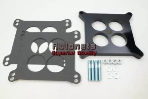 Espaciador de carburador fenólico por puerto de 1/2" 4 bbl ajuste Holley SB Chevy Ford SBC BBC BB - Imagen 1 de 1