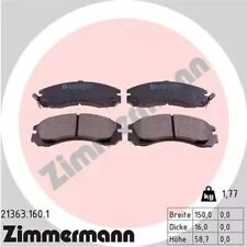 Produktbild - 1x ORIGINAL® Zimmermann 21363.160.1 Bremsbelagsatz, Scheibenbremse Vorne, inkl.