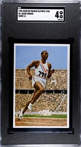 1936 Mühlen Franck Olympia #1 Jesse Owens Rookie Card RC SGC 4 USA Iconic! - Bild 1 von 2