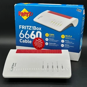 AVM FRITZ Box 6660 Cable Mesh Router - Weiß (20002913) Internationale Version - Afbeelding 1 van 3