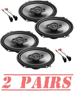 Pioneer 6x8" (5x7") 350W Front and Rear Car Speaker Kit for 1999-2014 Ford F-150 - Picture 1 of 4
