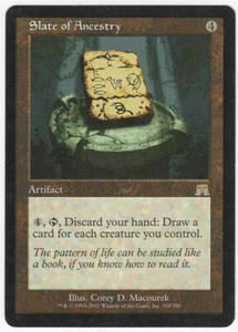 Slate of Ancestry 2002 Onslaught Colorless Rare Artifact MTG NM - Picture 1 of 1