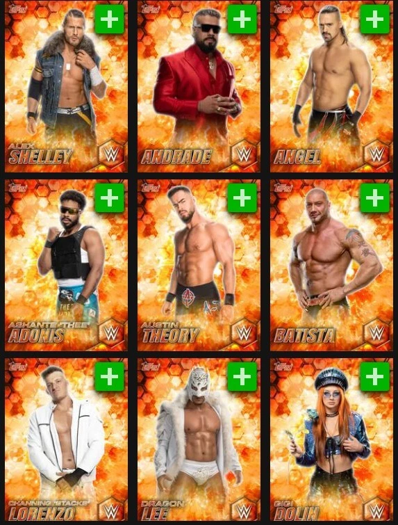 [DIGITAL] Topps Slam - Color Splash 25 S1 - Orange Motion Base - Pick - Image 1 of 1