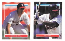 1990 Hottest Rookies Stickers - CHICAGO WHITE SOX Team Set