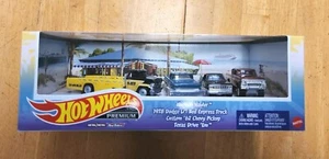 HOT WHEELS PREMIUM 2022 DIORAMA WALMART EXCLUSIVE CHEVY DODGE MOONEYES NEU/VHTF - Bild 1 von 3