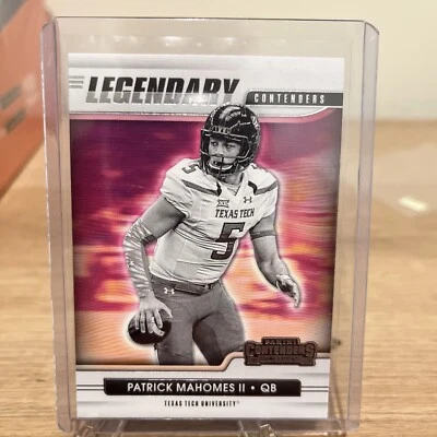 2021 Panini Contenders Draft Picks - Legendary Contenders #2 Patrick Mahomes II - Image 1 of 2
