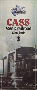 CASS Scenic Railroad Brochure West Virginia State Park Train Travel WV - Picture 1 of 2