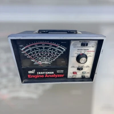 Analizador de motor vintage Sears Craftsman 161210400 K38R sistemas de 12 y 24 voltios  Foto 1 de 4