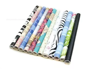 5 Rolls Fablon Floral Brick Wood Sticky Back Plastic Vinyl Furniture PVC Sticker - Picture 1 of 5