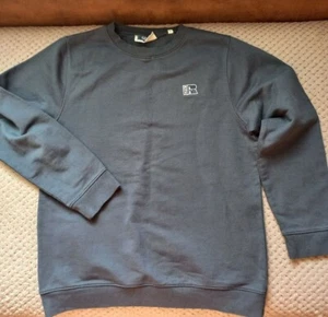 KITH Kids × Russell Athletic Crewneck Sweatshirt. Size 12. Ashen. Authentic. - Picture 1 of 3