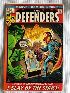 Defenders 1 (1972) Hulk, Doctor Strange, Namor app. 1st app of Necrodamus, cents - Picture 1 of 5
