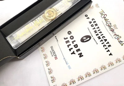 Swatch Special Collectors 1990 - GZ115 - Golden Jelly - NUOVO - - Immagine 1 di 3