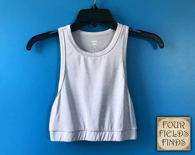 Double Zero Sleeveless Crop Top Size Small, Heathered Light Mauve - Image 1 of 4