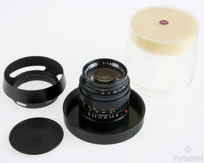 LEITZ WETZLAR / LEICA SUMMILUX-M 50mm f1.4 2nd VERSION LENS FOR LEICA M MINT - - Image 1 of 4