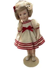 Shirley Temple Porcelain Doll Stand Up And Cheer 14” - Picture 1 of 10