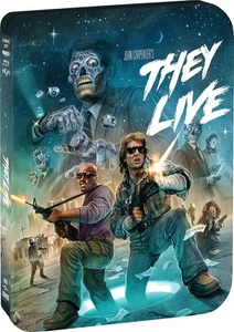 THEY LIVE (US LIMITED STEELBOOK EDITION 4K Ultra HD +Blu-ray, 1988) NEU - Bild 1 von 1