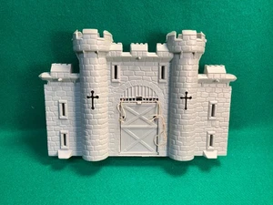 Vintage Marx Carry-All Fighting Knights  Main Castle  Wall Part with Drawbridge - Picture 1 of 4
