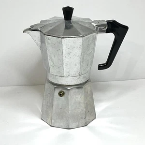 Vintage Pezz Etti Express Italian 2 Cup Stove Top Coffee Espresso Maker Italy - Picture 1 of 8